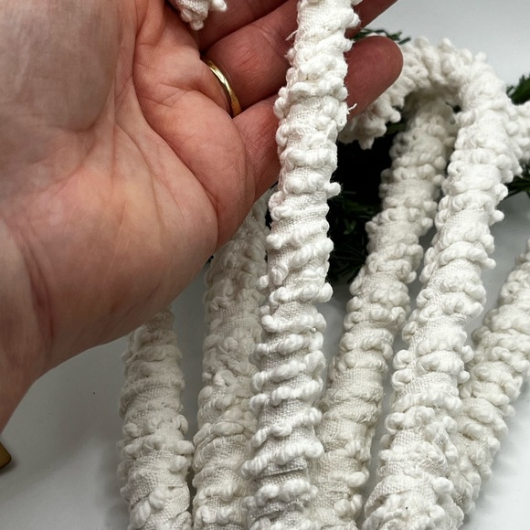 6 handmade vintage chenille hobnail Christmas candy canes ornaments farmhouse - Picture 7 of 11